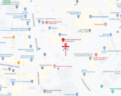 Video Billboard A in Ivano-Frankivsk Dnistrovs'ka SM Sil'po,  un-mag Prikarpatta - 389824 scheme