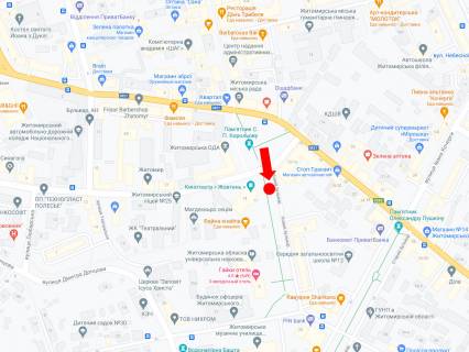 Scrolller, Scroll A in Zhytomyr, 2.3x3.14  Korol'ova pl. / bst. Novij, bila kinoteatru "Zovten'" i mis'kradi, centr - 470779 scheme