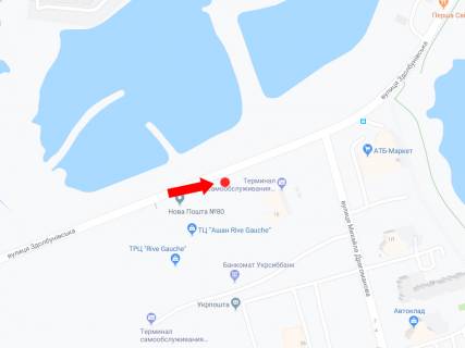 Scrolller, Scroll  in Kyiv, 3x6  Zdolbunivs'ka st., 15, bila supermarketiv "Asan", "Fokstrot", v storonu st. Revuc'kogo, Harkivs'kogo sose - 446077 scheme