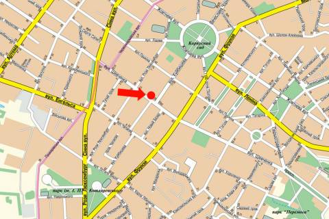 Citylight A in Poltava, 1.8x1.2  Sevcenka st., 56,  Central'nij rinok, bila magazinu "Astera" scheme