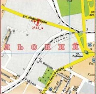 Billboard A in Kherson Naftovikiv st., 11-2 scheme