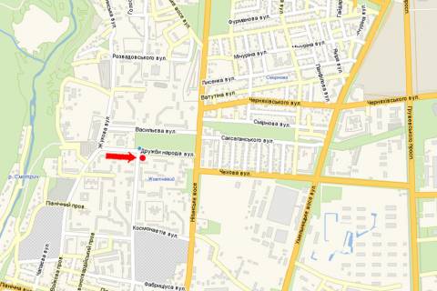 Billboard A in Kam'yanets-Podilsky, 3x6  Druzbi Narodiv st. / 30-ricca Peremogi st., bila rinku scheme