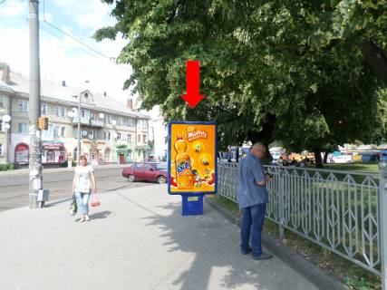 Citylight A in Rivne, 1.8x1.2  Privokzal'na pl., bila z/d vokzalu Photo 1