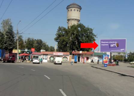 Billboard A in Poltava, 3x6  Slavi pl., 1 / Privokzal'na st., bila Pivdennogo z/d vokzalu Photo 1