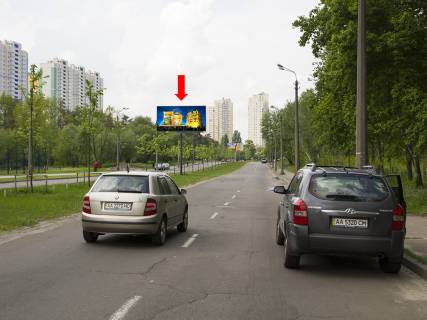 Billboard A in Kyiv, 3x6  Navoi av., rozdil'nik, v storonu bst. Perova Photo 1
