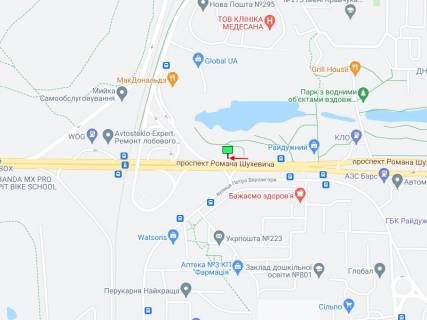 Prismatron, Prism A in Kyiv Suhevica av. (kolis. Vatutina av.) - Bal'zaka st. - 395569 scheme