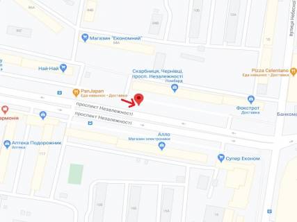 Scrolller, Scroll B in Chernivtsi Nezavisimosti av., 82 - 300127 scheme