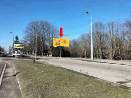 Billboard A in Rivne, 3x6  Kurcatova st. / Galic'kogo st., miz stadionom "Mototrek" i supermarketami "Fozzy", "Comfy" Photo 1