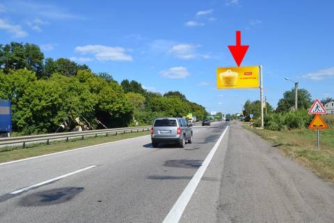 Billboard A in Korotich, 3x6  Траса Київ - Харків, 465 км - с. Коротич, СТО, (2), у бік м. Харків Photo 1