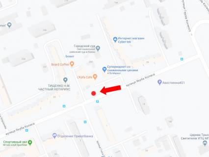 Prismatron, Prism  in Kyiv, 3x6  Kolasa st., 25 - st. Uri, na svitlofori, bila "ATB", v storonu Kil'cevoi dorogi - 445327 scheme