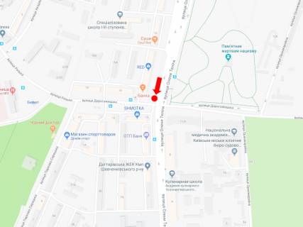 Video Billboard A in Kyiv, 2.3x3.14  Teligi st., 13/14 - st. Dorogozic'ka, na svitlofori, v storonu st. m. "Sulavs'ka", (rolik 10 sek, 1 vihid/1,5 hvilini) - 196963 scheme