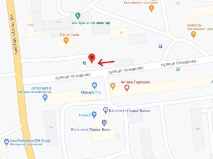 Scrolller, Scroll A in Chernivtsi Komarova st., 32 - 300146 scheme