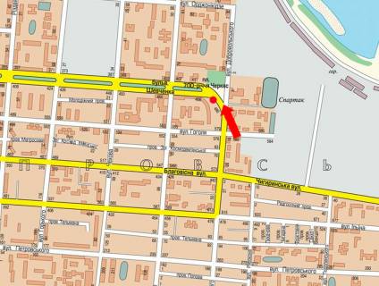 Citylight B in Cherkasy, 1.8x1.2  Sevcenka bst., 472, navproti 700-ricca Cerkas pl., v centr scheme