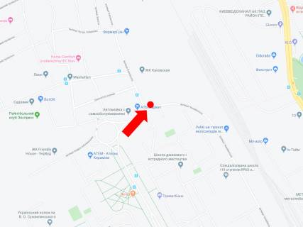 Billboard B in Kyiv, 3x6  Celabins'ka st. / Kahovs'ka st., v bik Nestajka st. (kol. Mil'cakova st.) scheme