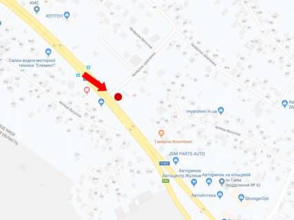 Billboard B in Kyiv, 3x6  Kil'ceva doroga - per.Sevcenka, za Zulans'kim mostom, v bik Odes'koi pl. scheme