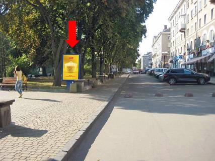 Citylight B in Ternopil, 1.8x1.2  Sevcenka bst., bila kafe "Pirizkova" Photo 1