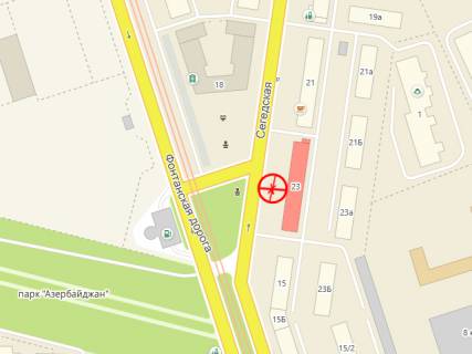 Billboard + in Odessa, 3x6  Сегедська вул., 23 scheme