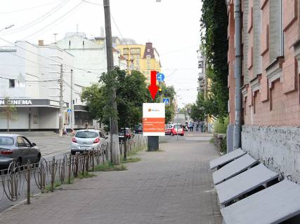 Citylight A in Kyiv, 1.8x1.2  Kostantinivs'ka st., 35 - st. Sekavic'ka, kinoteatr "Zovten'", v storonu st. Vvedens'koi Photo 1