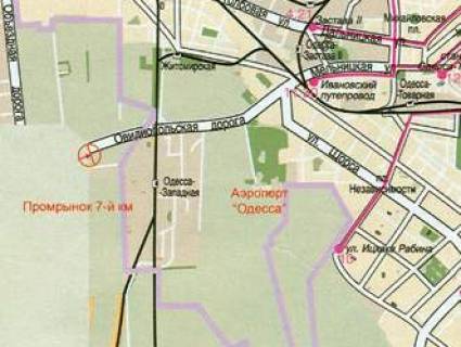 Billboard + in Odessa, 3x6  Базова вул., біля ТЦ "Нове місто", "Епіцентр", АЗС "Socar" scheme