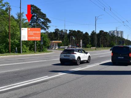 Billboard B in Kyiv, 3x6  Bratislavs'ka st. - Lisovij av. (400 m) bila AZS Shell, v storonu Brovars'kogo av., st. "Cernigivs'ka" Photo 1