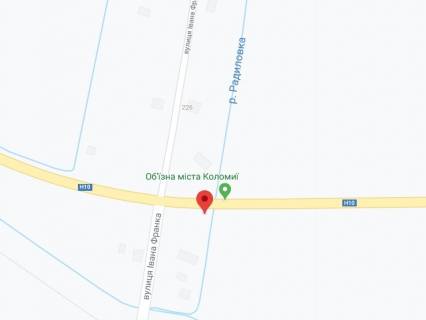 Billboard B in Colomia, 3х6  m.Kolomia (trasa Iv.-Fr.-Cernivci, avtozapravka 157-j km) st.B scheme