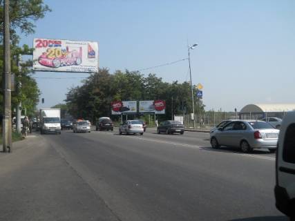 Billboard + in Odessa, 3x6  Овідіопольська дорога, 6 км, біля "METRO", зупинка, в центр Photo 1