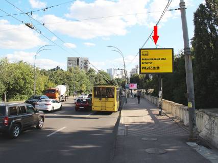 Video Billboard A in Kyiv, 2.3x3.14  Проспект Повітряних Сил (колиш. Повітрофлотський пр.)., на Повітрофлотському мосту, в сторону пл. Севастопольської - 583441 Photo 1