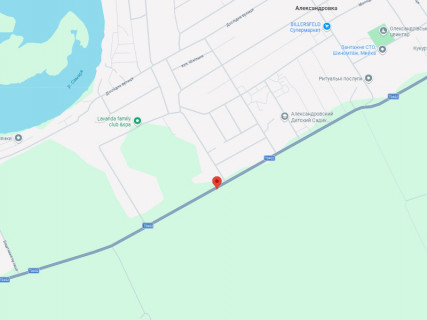 Billboard B in Oleksandrivka, 3x6  Автошлях Дніпро-Мелітополь, Т-0401, с. Олександрівка, Гуляма вул., в'їзд в Дніпро, зі сторони Павлограда scheme