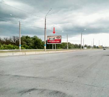 Billboard  in Kam'yanske (Dniprodzerzhinsk) Livobereznij mostovij perehid, v bik Livogo berega, rozpodiluvac, z centru Photo 1
