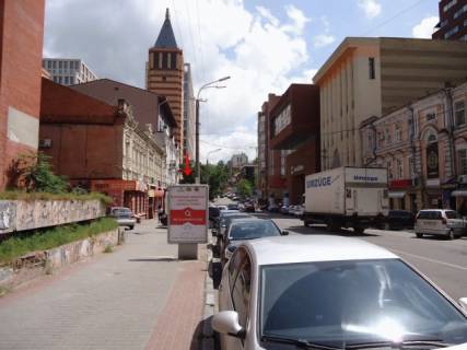 Citylight B in Dnipro (Dnipropetrovsk), 1,2x1,8  st.Sevcenka, 32, bila Katerinoslavs'kogo b-ru, poruc gotel' "Kaspij" Photo 1