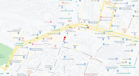 Non-Standard A in Dnipro (Dnipropetrovsk), 0,75х1,61 (перф)  Pr.Dmitra Avornic'kogo, bila bud.125 scheme