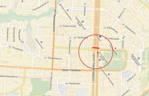 Scrolller, Scroll A in Dnipro (Dnipropetrovsk), 3,14х2,32  av.D.Avornic'kogo - Soborna plosa - 174253 scheme