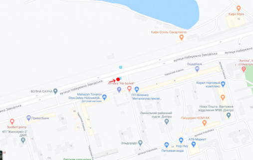 Non-Standard B in Dnipro (Dnipropetrovsk) Вул.Набережна Заводська, біля буд.78 scheme