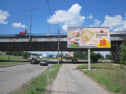 Billboard A in Dnipro (Dnipropetrovsk), 6х3  st. Naberezna Peremogi (r-n Pivdennogo mosta) Photo 1