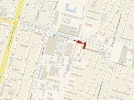 Billboard A in Dnipro (Dnipropetrovsk), 6х3  st.Kalinova, 1, rinok, ruh do av.P. Kalnisevs'kogo scheme