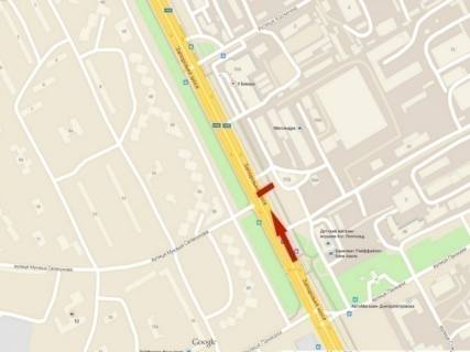 Billboard A in Dnipro (Dnipropetrovsk), 6х3  Zaporiz'ke sose - st.Panikahi, a/salon "Porsche" scheme