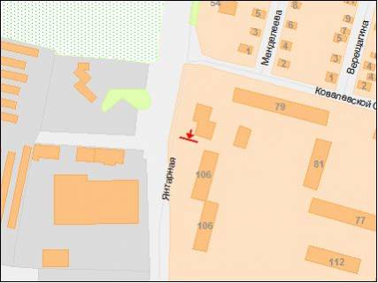 Billboard B in Dnipro (Dnipropetrovsk), 6х3  st.Antarna, 100 scheme