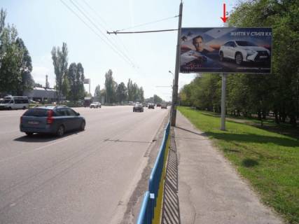 Billboard A in Dnipro (Dnipropetrovsk), 6х3  Zaporiz'ke sose, navproti avtosalonu Tojota ta MC "Biennale" Photo 1