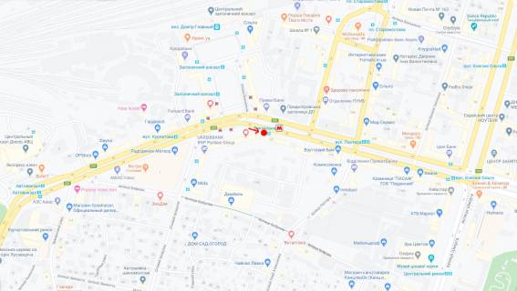 Non-Standard A in Dnipro (Dnipropetrovsk), 0,75х2,00 (перф)  Pr.Dmitra Avornic'kogo, bila bud.121 scheme