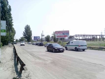 Billboard A in Dnipro (Dnipropetrovsk), 6х3  st.Dniprostalivs'ka - st.Oleksandra Ocupa Photo 1