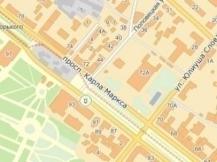 Citylight  in Dnipro (Dnipropetrovsk) av.Dmitra Avornic'kogo, 93 (4), Teatr Operi ta Baletu, Budinok Profspilok, NOMER4 scheme