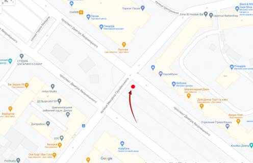 Backlight B in Dnipro (Dnipropetrovsk), 4,2х3,2  av.D.Avornic'kogo - st.M.Grusevs'kogo scheme