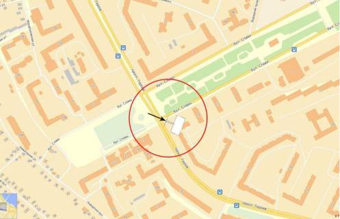 Prismatron, Prism A in Dnipro (Dnipropetrovsk), 6х3  av.Geroiv (posta) bst.Slavi - 223184 scheme