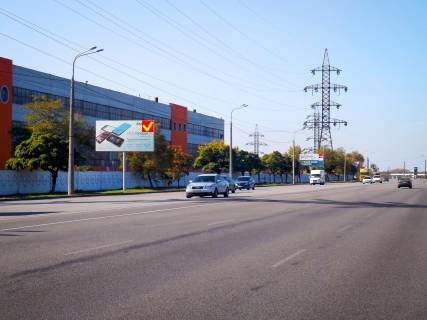 Billboard B in Dnipro (Dnipropetrovsk), 6х3  st.Nab. Zavods'ka, naproti kafe "Smak", z centru Photo 1