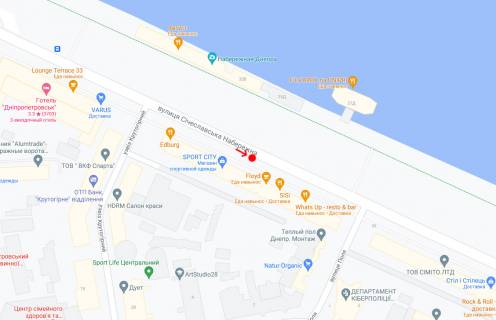 Non-Standard A in Dnipro (Dnipropetrovsk), 0,75х2,00(перф)  Vst.Siceslavs'ka Naberezna, 37, za uzvozom Krutogirnij scheme