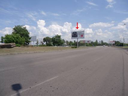 Billboard A in Dnipro (Dnipropetrovsk), 6х3  st.Naberezna Zavods'ka, 55, do centru, Cervonij Kamin', Parus Photo 1