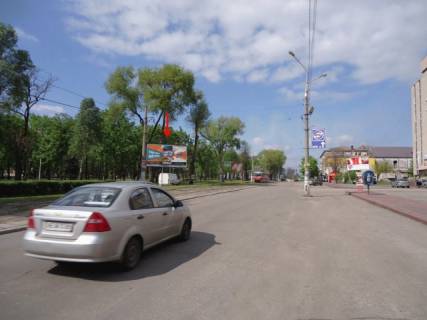 Billboard A in Kam'yanske (Dniprodzerzhinsk), 6х3  av.Svobodi, Torgovij centr, z centru Photo 1