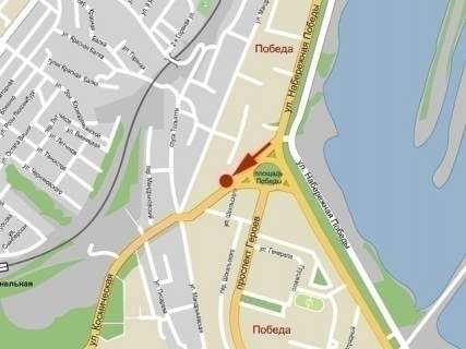 Billboard A in Dnipro (Dnipropetrovsk), 6х3  st.Kosmicna TC Billa, ruh do Zaporiz'kogo sose scheme