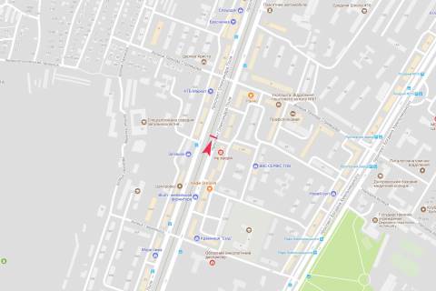 Prismatron, Prism A in Dnipro (Dnipropetrovsk), 6х3  av.Oleksandra Pola, 121 (napramok ruhu vniz) - 250330 scheme