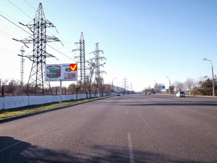 Billboard B in Dnipro (Dnipropetrovsk), 6х3  st.Nab. Zavods'ka, zavod "EVRAZ", z centru Photo 1